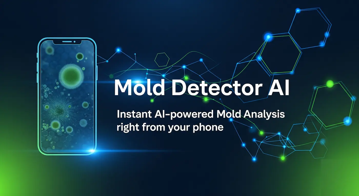 Screenshot of the Mold Detect AI analysis interface